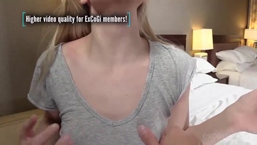 Cuki 19 észtendős amatőr tini lányka puncuson kuffantva és orcán élvezve Thumb