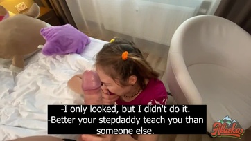 A nevelőapám betört a hálószobámba és zaftosra kuffantotta a borotválatlan vaginámat Thumb