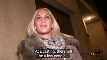 Egy kis delláért elvállalta a kufircolást a szöszike magyar születésű szajha a hajtós kamu ügynökkel Thumb