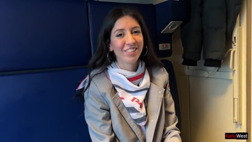 Összeförcskölte a dögös jegyellenőr sejhaját miután egy hatalmasat ugrándozott a farkán Thumb