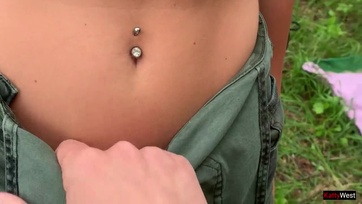 A pasi két alkalommal is telelőtte a szabad levegőn a spiné szűköcske pináját de tovább baszarintotta Thumb